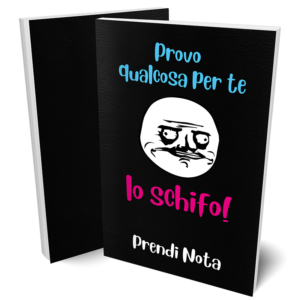 Provo qualcosa per te: lo schifo!: Block Notes con frasi cattive