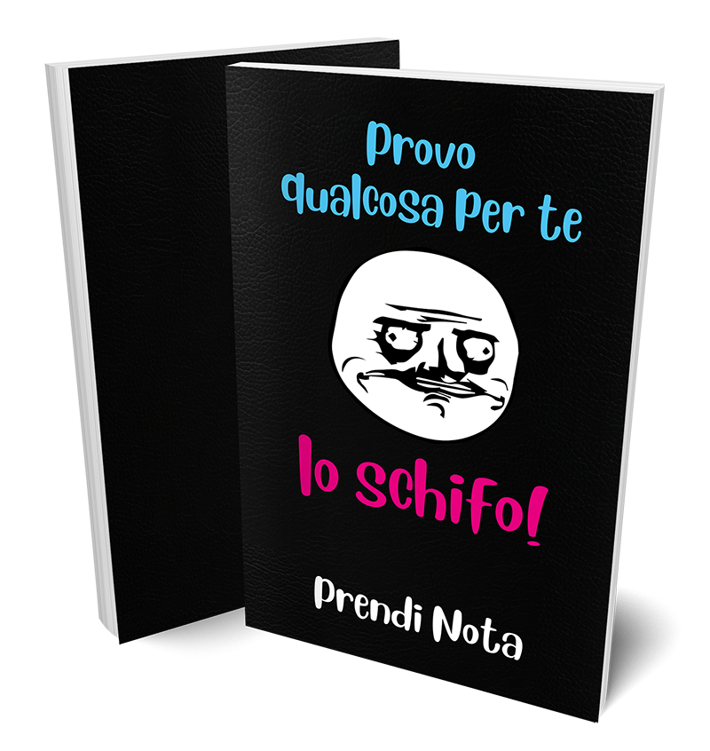 Provo qualcosa per te: lo schifo!: Block Notes con frasi cattive